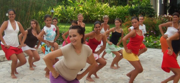 Einsatz des Körpers beim tahitianischen Tanz